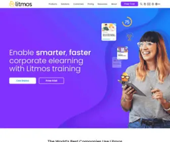 Litmos.com(Corporate Training Solutions) Screenshot