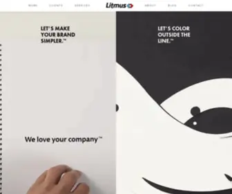 Litmusbranding.com(Advertising & Branding Design Agency for Your Brand Communication) Screenshot