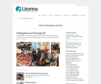 Litorina.fhsk.se(Litorina Folkhögskola) Screenshot