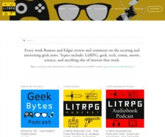 Litrpgpodcast.com(LitRPG Podcast Geek Bytes Podcast) Screenshot