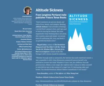 Litsadremousis.com(Author of Altitude Sickness (Future Tense Books)) Screenshot