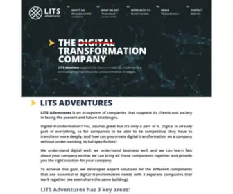 Litsadventures.com(Digital Marketing Agency Specialized in Digital Transformation) Screenshot