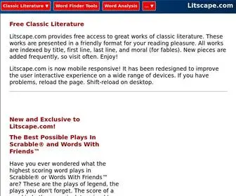 Litscape.com(Free Classic Literature) Screenshot