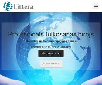 Littera.lv(Tulkošanas birojs Rīgā ⭐️ Tulkot kvalitatīvi) Screenshot