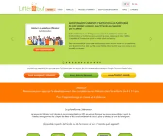 Litteratout.ca(ACCUEIL) Screenshot