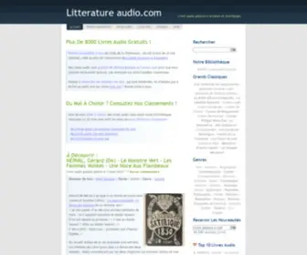 Litteratureaudio.com(La référence du livre audio gratuit francophone) Screenshot