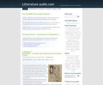 Litteratureaudio.fr(La référence du livre audio gratuit francophone) Screenshot