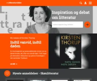 Litteratursiden.dk(Litteratursiden) Screenshot