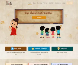 Little-Guru.com(Learn Sanskrit Online) Screenshot