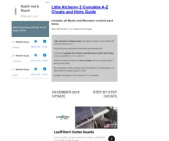 Littlealchemy2Guide.com(Little Alchemy 2 Complete Cheats Guide) Screenshot