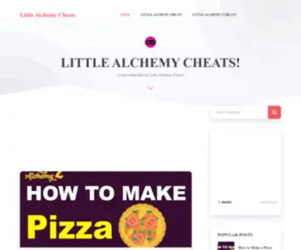 Littlealchemycheat.com(Little Alchemy Cheats) Screenshot