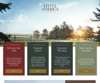 Littleamerica.com(Little America Hotels & Resorts) Screenshot