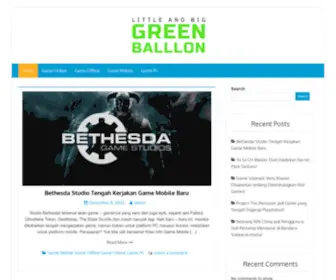 Littleandbiggreenballlon.com(Seputar Game Online) Screenshot