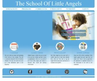 Littleangelsla.org(The school of little angels) Screenshot