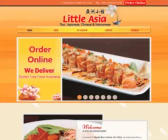 Littleasiafishkill.com(Little Asia Asian Restaurant) Screenshot