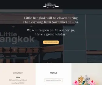 Littlebangkokgr.com(Little Bangkok Thai Restaurant) Screenshot