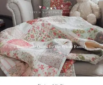 Littlebcottonshoppe.com(Handmade Quilts for Sale) Screenshot