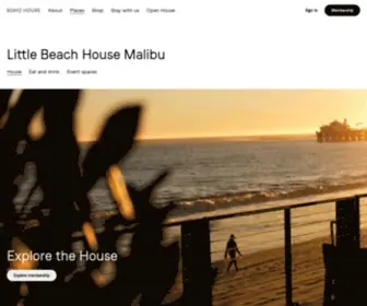 Littlebeachhousemalibu.com(Little Beach House Malibu) Screenshot