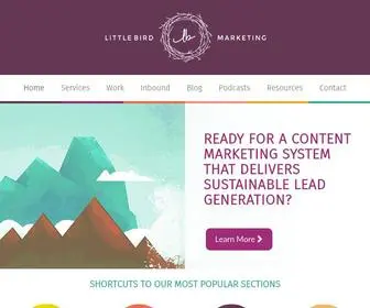 Littlebirdmarketing.com(Little Bird Marketing) Screenshot