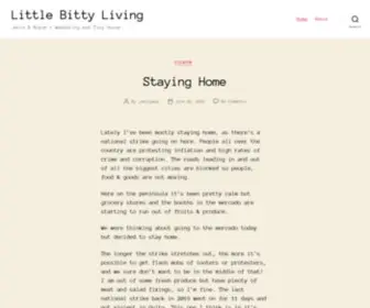 Littlebittyliving.com(Littlebittyliving) Screenshot