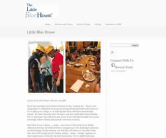 Littlebluehouse.org(Little Blue House) Screenshot