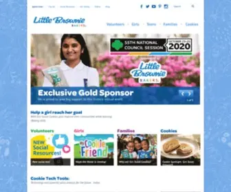 Littlebrownie.com(Little Brownie Bakers Cookie Planner) Screenshot