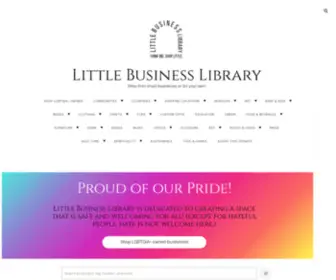 Littlebusinesslibrary.com(Shop from small businesses or list your own) Screenshot