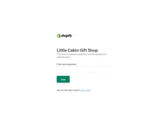 Littlecabingiftshop.com(Little Cabin Gift Shop) Screenshot