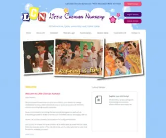 Littlecherubsqatar.com(Little Cherubs Nursery) Screenshot