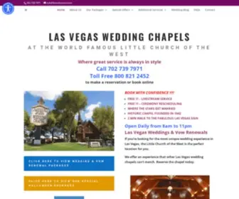 Littlechurchlv.com(Las Vegas Wedding Chapels) Screenshot