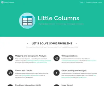 Littlecolumns.com(Little Columns) Screenshot
