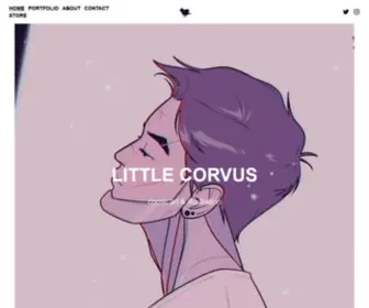 Littlecorvusart.com(LITTLE CORVUS ART) Screenshot