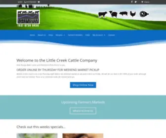 Littlecreekbeef.com(Little Creek Cattle Company) Screenshot