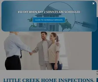 Littlecreekhomeinspections.com(Licensed Home Inspector at Little Creek Home Inspections) Screenshot