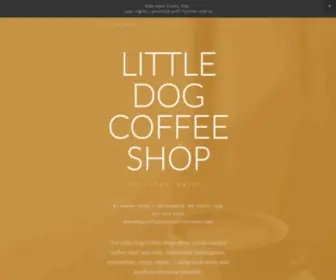 Littledogcoffeeshop.com(The Little Dog Coffee Shop) Screenshot