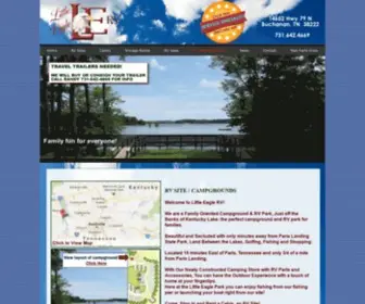 LittleeaglervPark.com(Little Eagle RV on Kentucky Lake) Screenshot