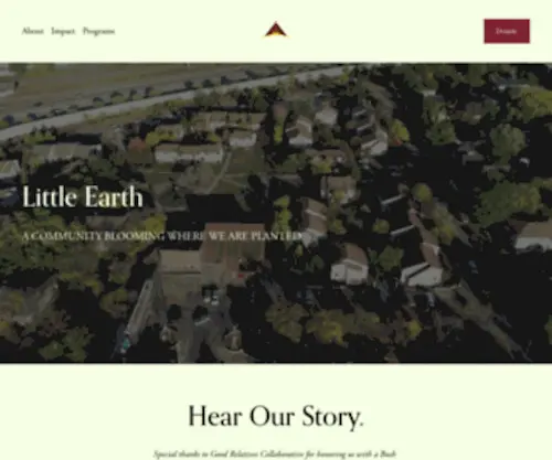 Littleearth.org(Little Earth) Screenshot