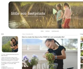 Littleecofootprints.com(Little eco footprints) Screenshot