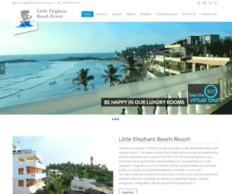 Littleelephantbeachresort.com(Best hotels in Kovalam) Screenshot