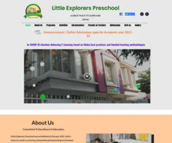 Littleexplorers.in(Little Explorers Preschool Pune) Screenshot