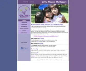 Littleflowersmontessori.com(Little Flowers Montessori) Screenshot