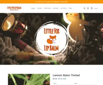 Littlefoxlipbalm.com.au(Little Fox Lip Balm AU) Screenshot