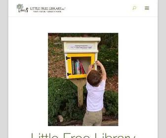 Littlefreelibrary.org(Little free library) Screenshot