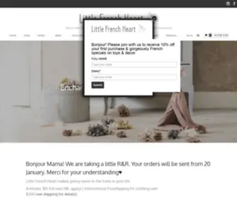 Littlefrenchheart.com(Little French Heart) Screenshot