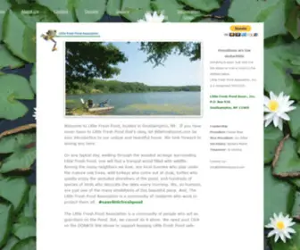 Littlefreshpond.com(Little Fresh Pond Association Southampton NY) Screenshot