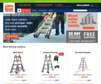 Littlegiantladder.com(Little Giant Ladder Systems) Screenshot