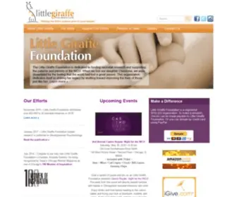 Littlegiraffefoundation.org(The Little Giraffe Foundation) Screenshot