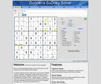 Littlegogs.com(Duncan's SuDoku Solver) Screenshot