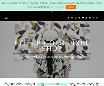Littlegoldpixel.com(Free Printables & Gallery Wall Design) Screenshot
