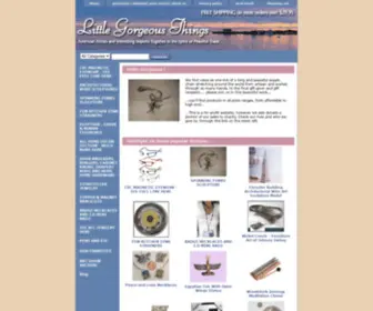 Littlegorgeousthings.com(Top-Rated Service featuring CliC Reading Glasses, Architectural Wire Sculptures, Decorative Sink Strainers and other Little Gorgeous Things) Screenshot